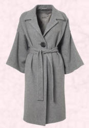 This coat from Wallis Fashion has generous sleeves